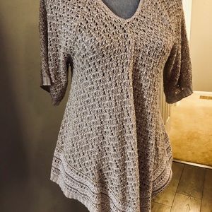 Crochet Beige Sweater!